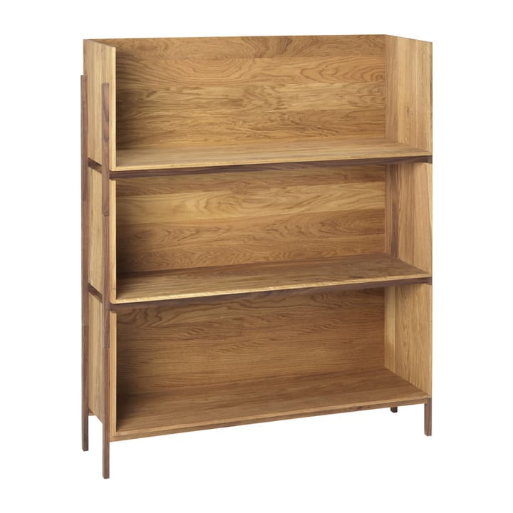 Stack hylde, oak, add on, mørkt olieret beslag i valnød Kristina Dam Studio