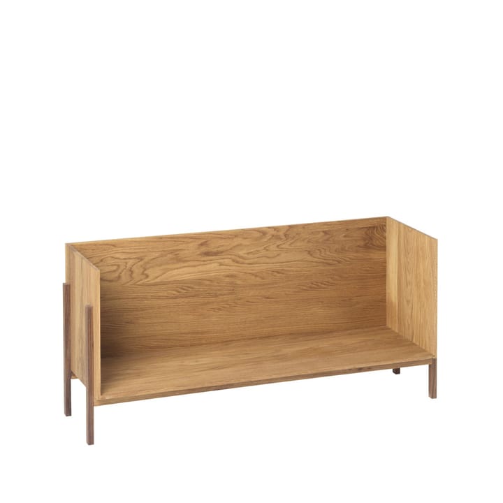 Stack hylde - oak, add on, mørkt olieret beslag i valnød - Kristina Dam Studio