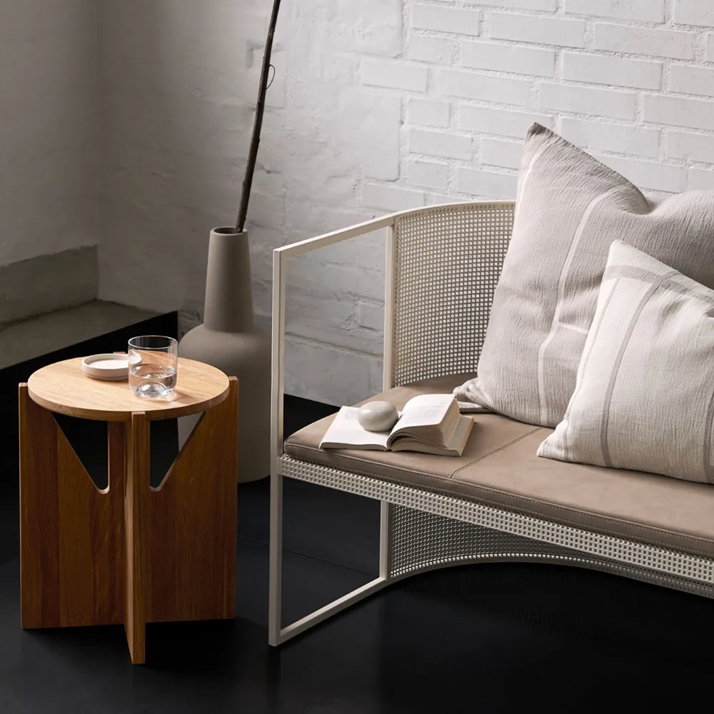 Stool skammel, Oak black Kristina Dam Studio