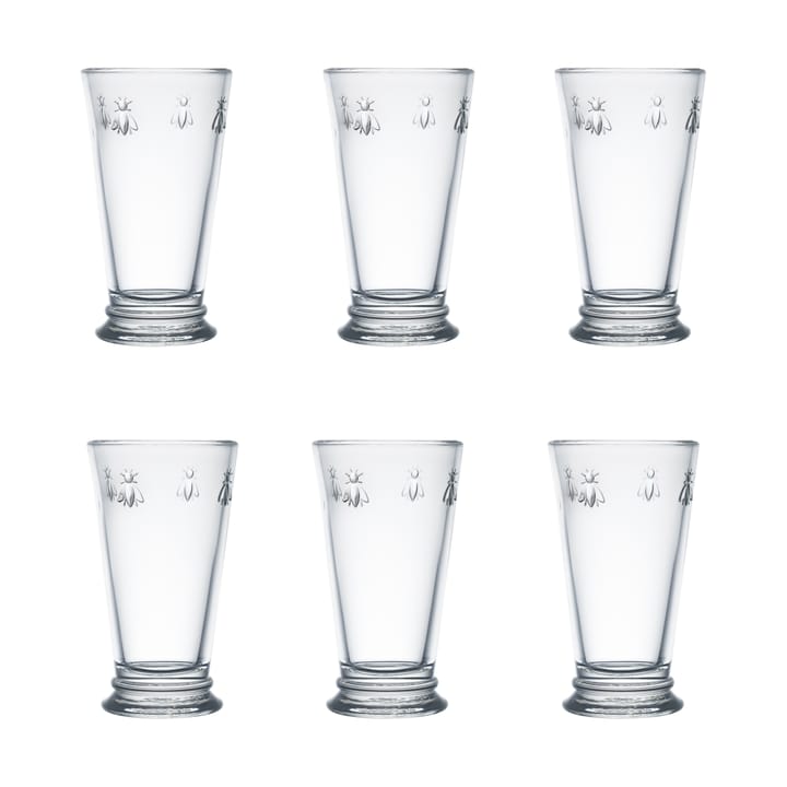 Abeille drinksglas 46 cl 6-pak - Klar - La Rochère