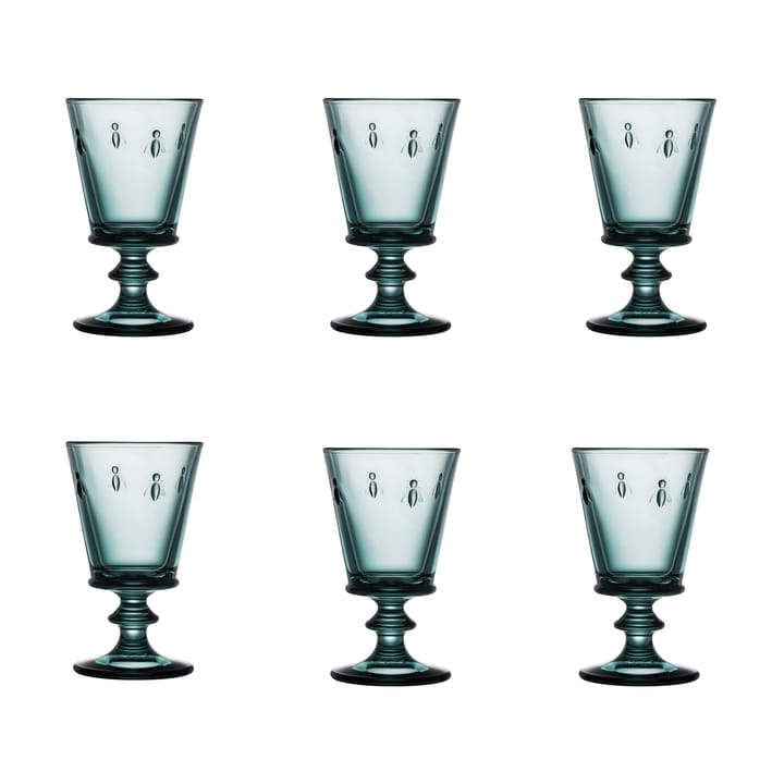 Abeille vinglas 24 cl 6-pak - Mørkeblå - La Rochère
