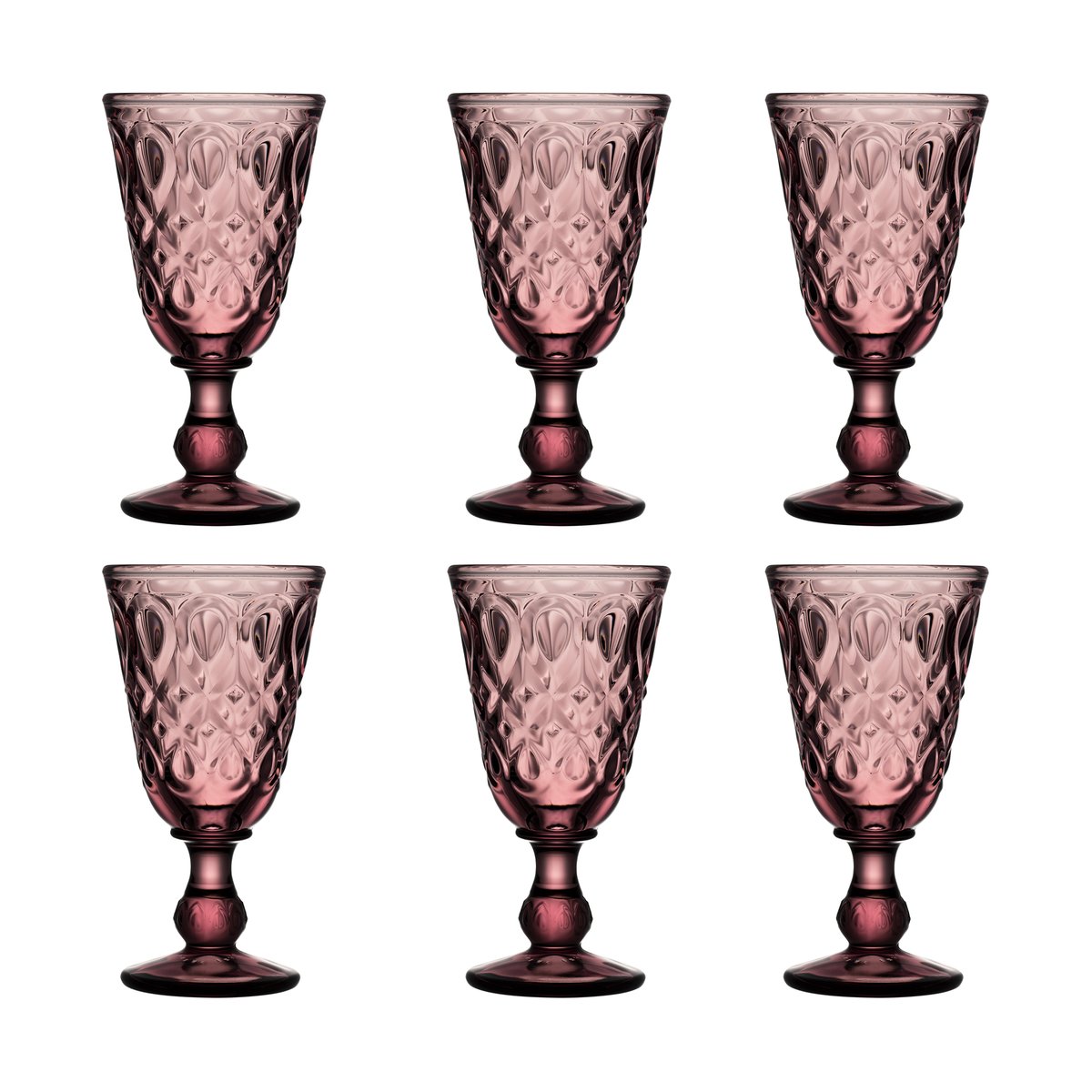 La Rochère Lyonnais vinglas 23 cl 6-pak Ametyst | Skandinavisk Design | Vinglas | Lilla