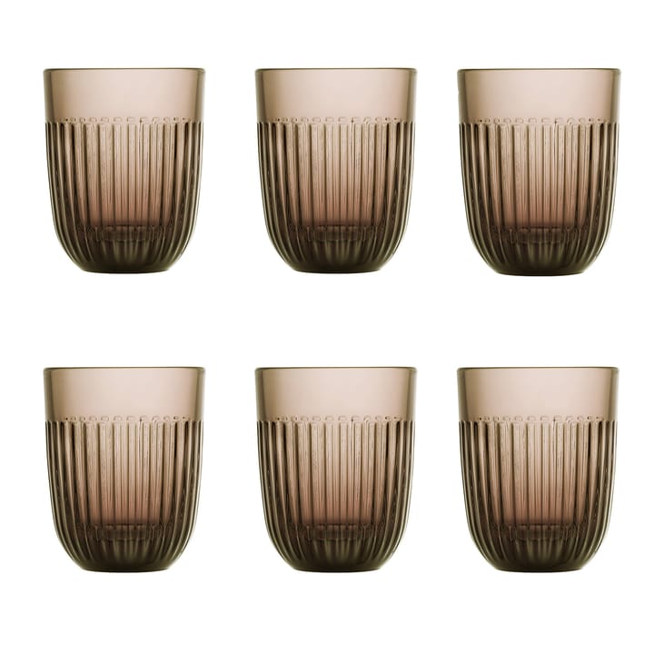 Ouessant vandglas 29 cl 6-pak - Mocca - La Rochère