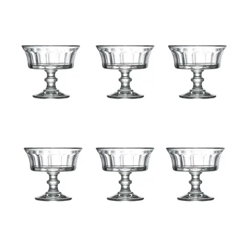 Perigord champagneskål 22 cl 6-pak - Klar - La Rochère