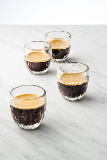 Troquet espressoglas 10 cl 4 dele - Klar - La Rochère