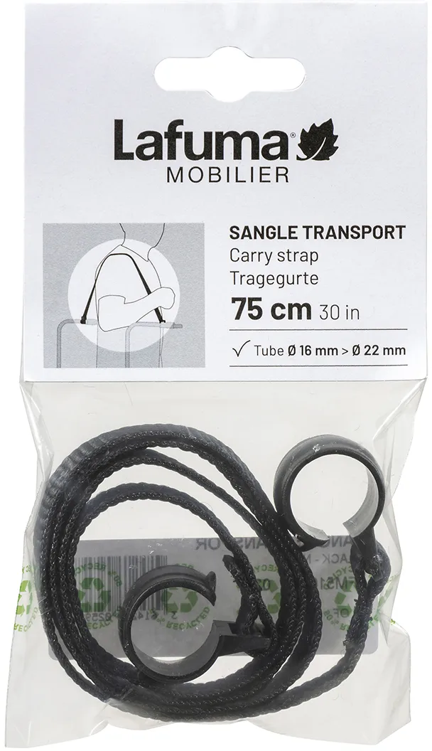 Lafuma bærerem til solseng, Black-noir Lafuma