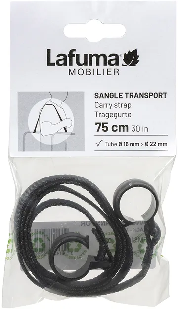Lafuma bærerem til solseng - Black-noir - Lafuma