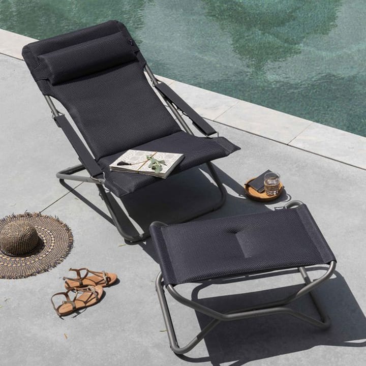 Transabed Next BeComfort fodskammel, Silver Lafuma