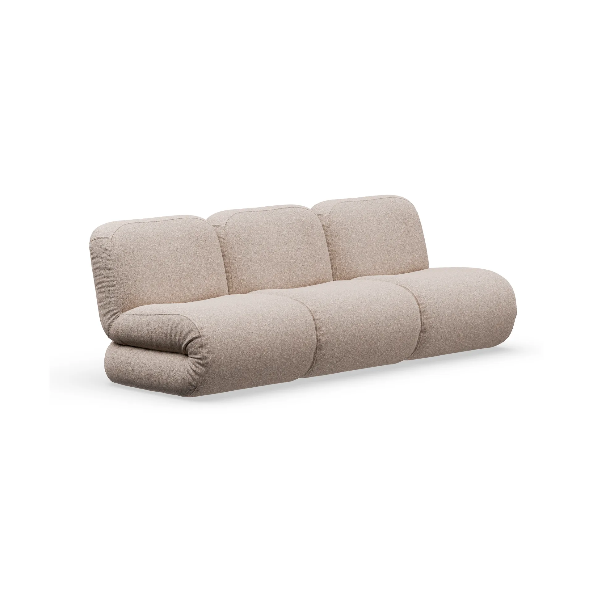 BAU sofa 3-personers, Zero beige,  Lammhults
