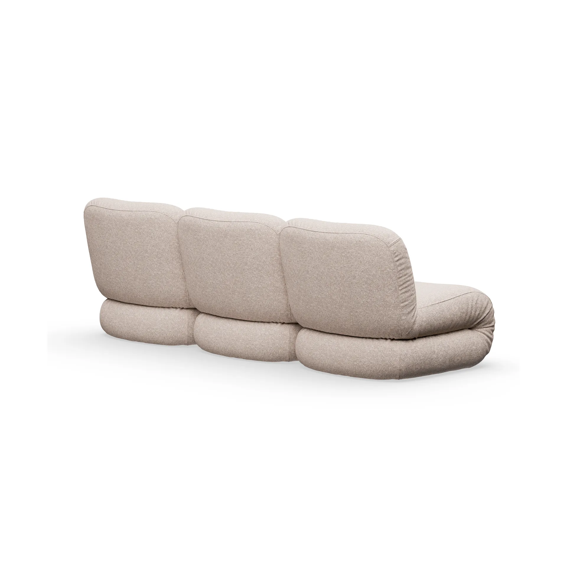 BAU sofa 3-personers, Zero beige,  Lammhults