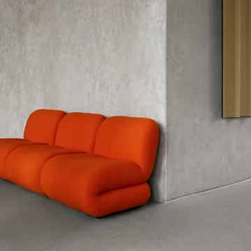 BAU sofa 3-personers, Zero beige - Lammhults