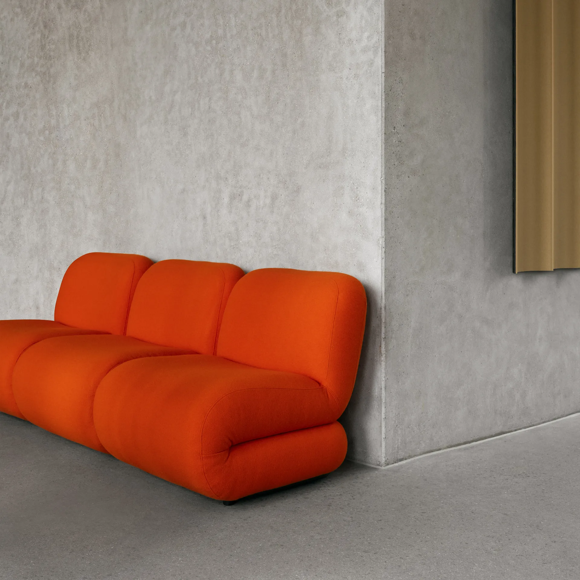 BAU sofa 3-personers, Zero beige Lammhults