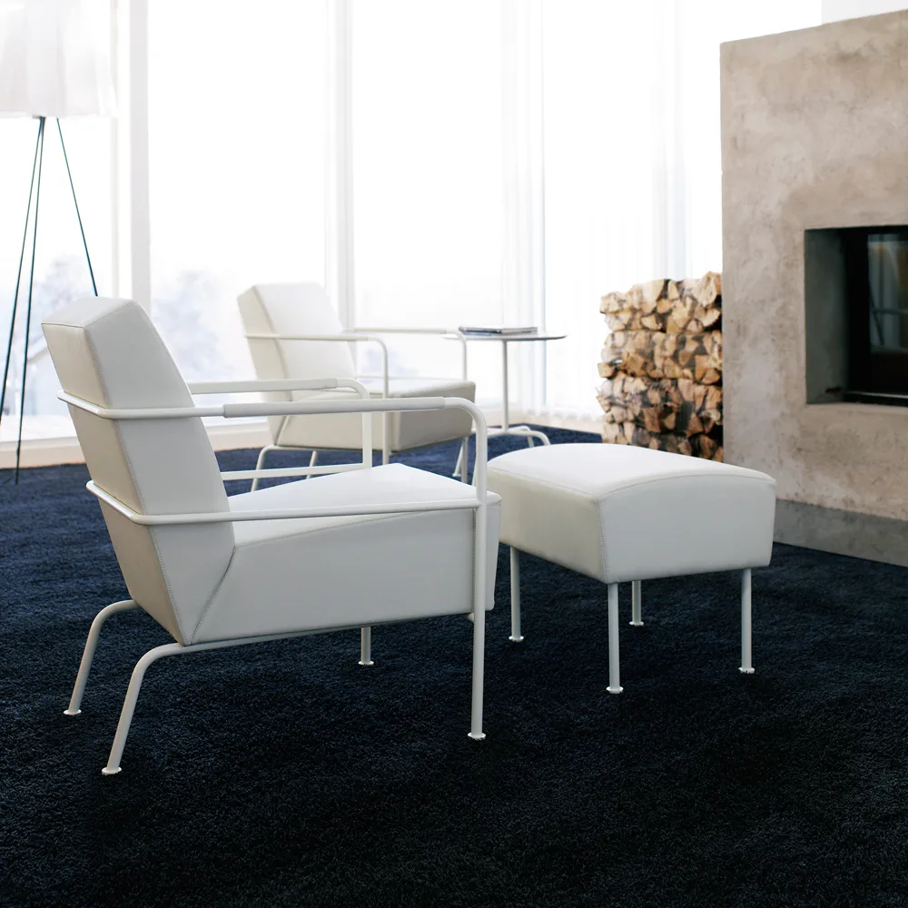 Cinema lænestol, Elmo Nordic sort-krom Lammhults