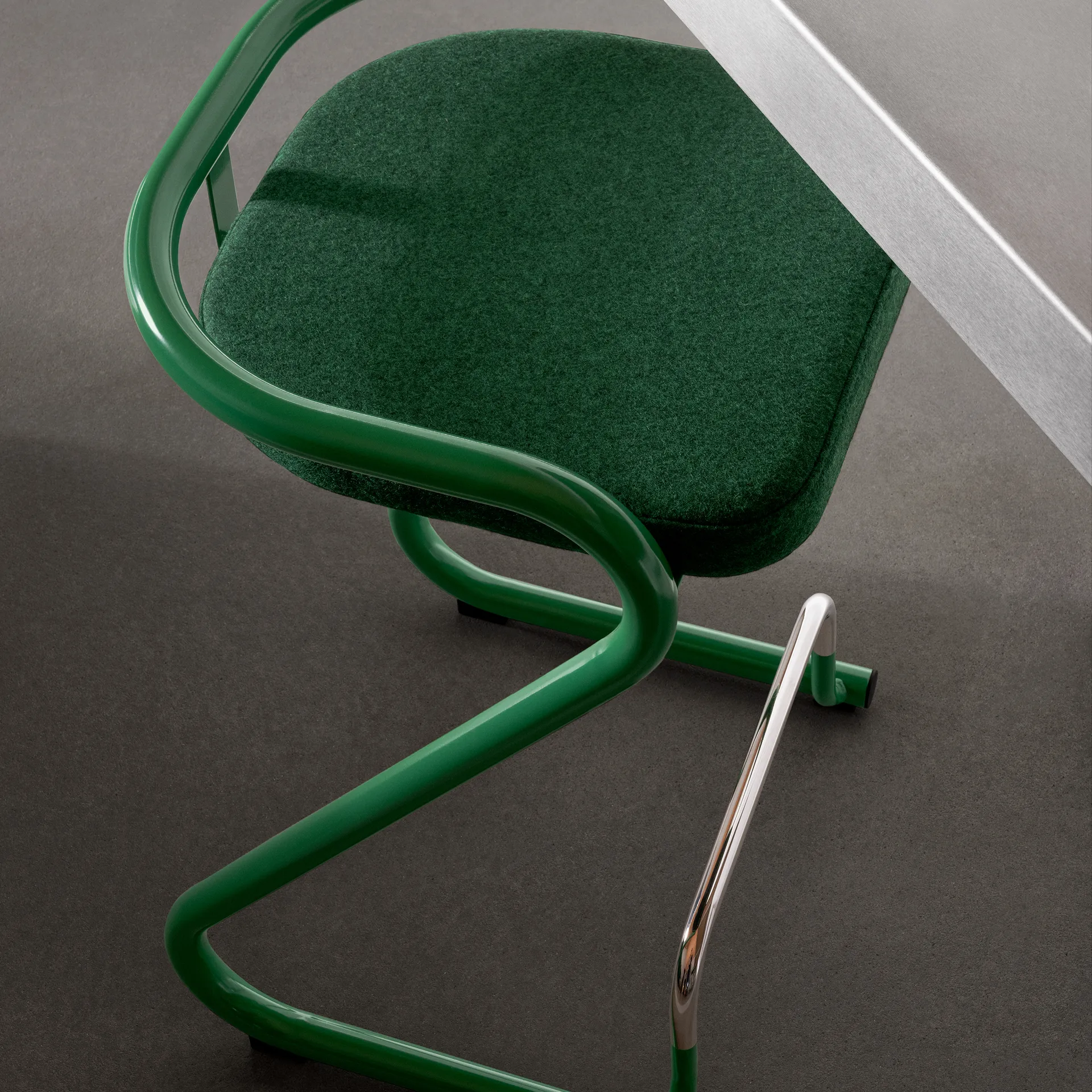 S70-3 barstol, Elmo Nordic læder Cognac-kromstel Lammhults