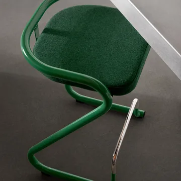 S70-3 barstol - Elmo Nordic læder sort-kromstel - Lammhults