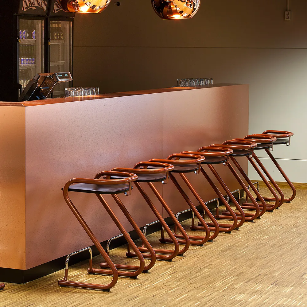 S70-3 barstol, Hvid-hvid Lammhults