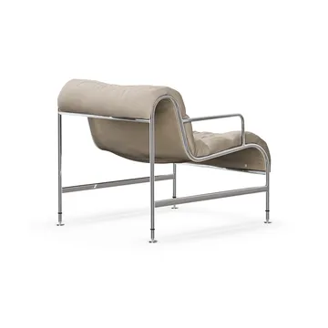 Sunny lænestol med armlæn - Mauro Putty-kromstel - Lammhults