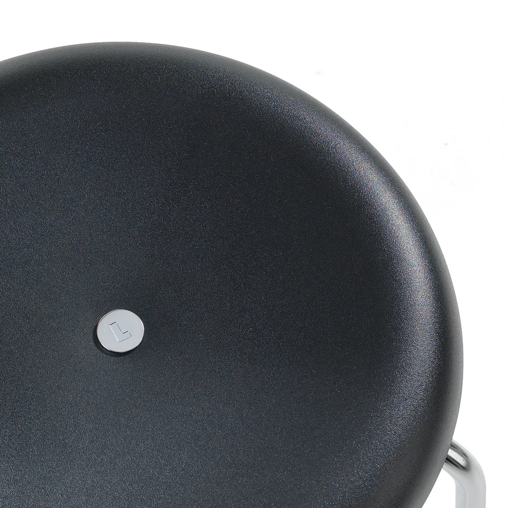 Taburet barstol, Sort-sort, 78 cm Lammhults