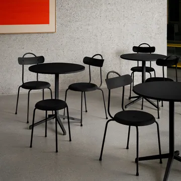 Taburet plus stol - Sort - Lammhults