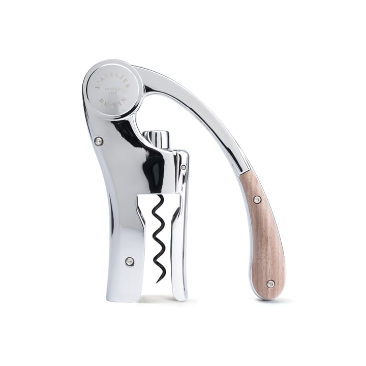 Oeno Motion proptrækker - Valnød-chrome - L'Atelier du Vin