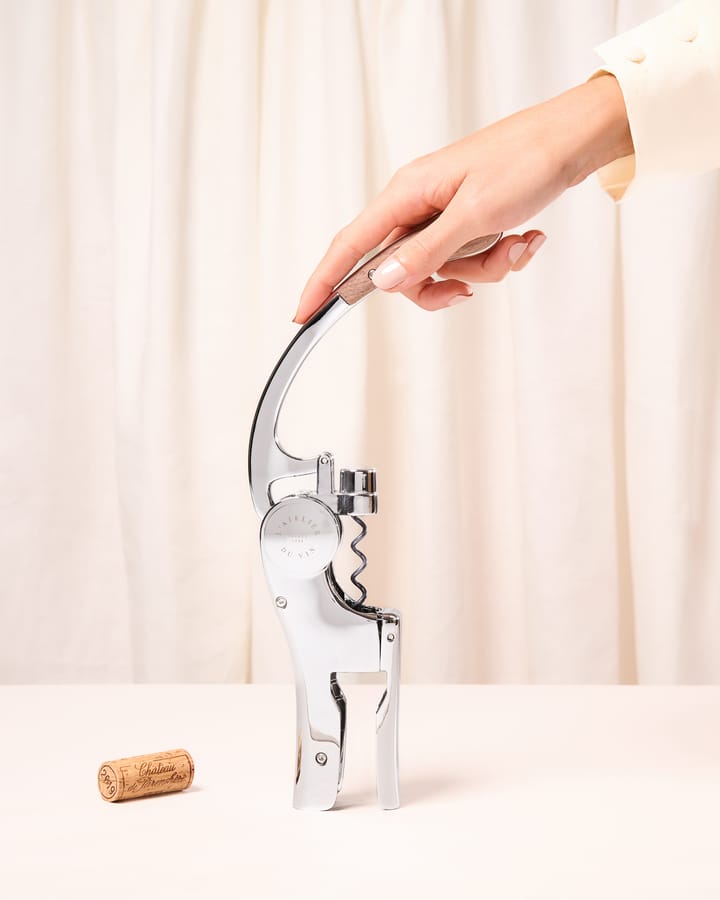 Oeno Motion proptrækker, Valnød-chrome L'Atelier du Vin