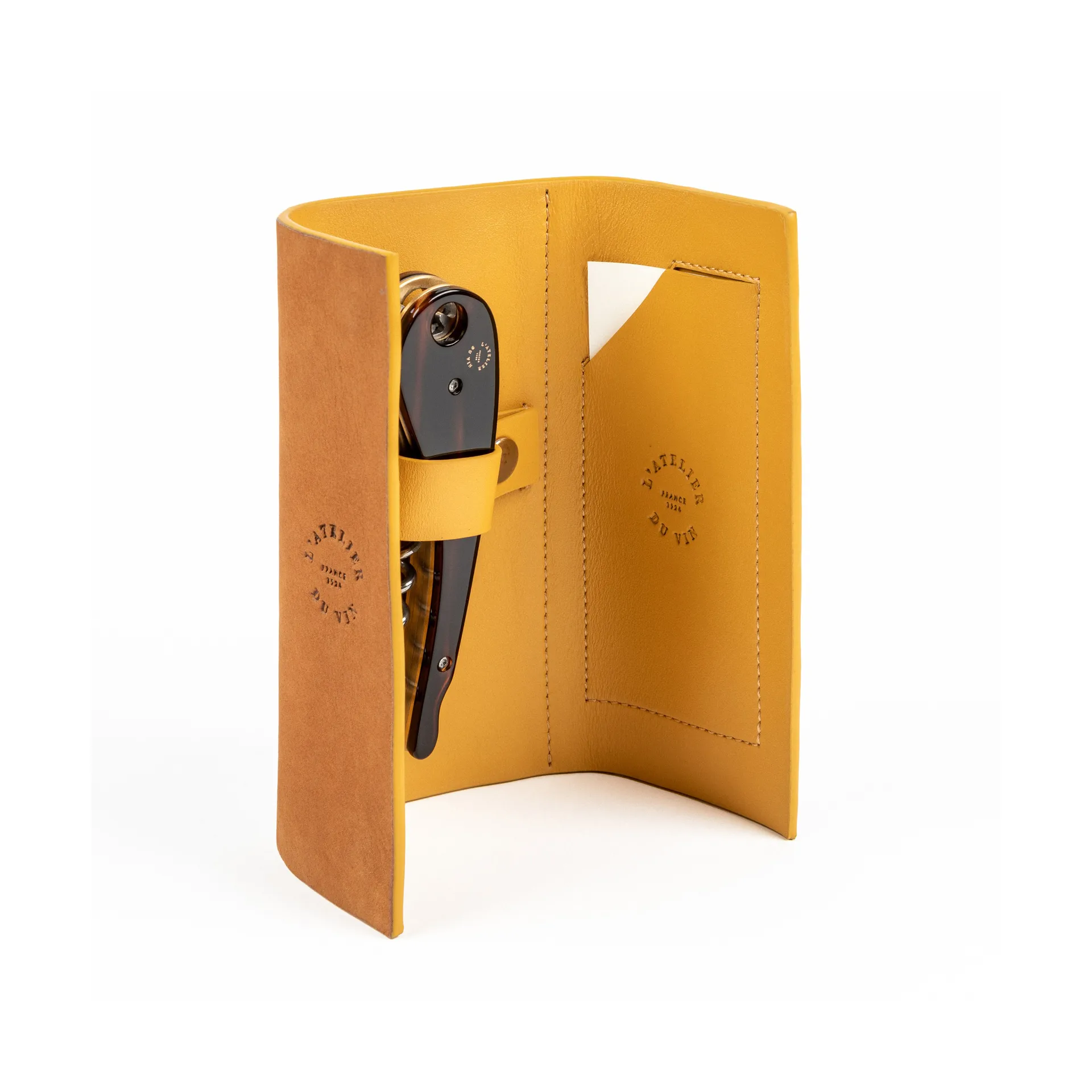 Soft machine nomad proptrækker læderetui, 2 dele L'Atelier du Vin