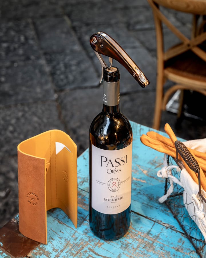 Soft machine nomad proptrækker læderetui, 2 dele L'Atelier du Vin