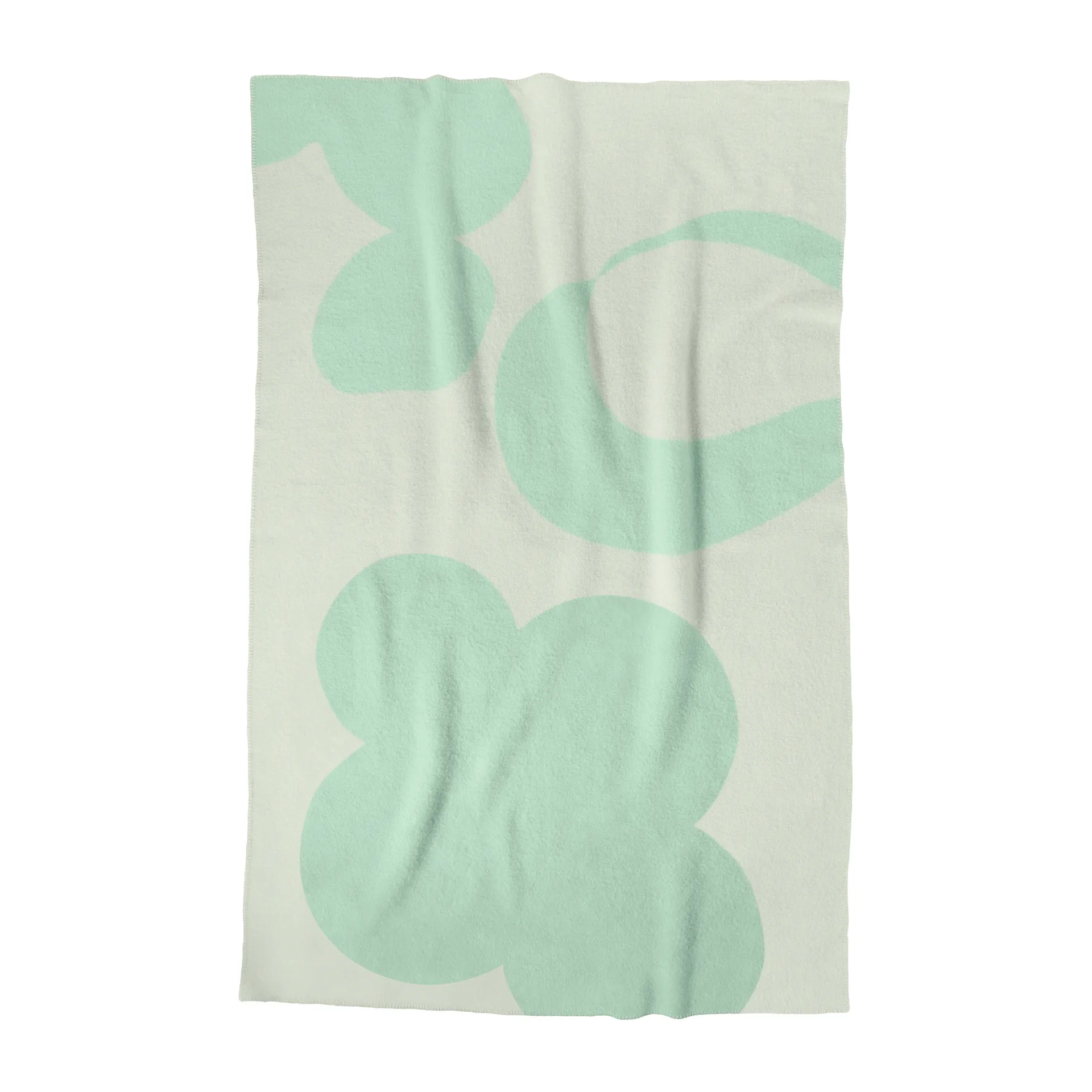 Anemone uldtæppe 130x200 cm, Green Layered