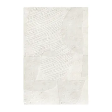 Artisan Guild uldtæppe - Bone white, 300x400 cm - Layered