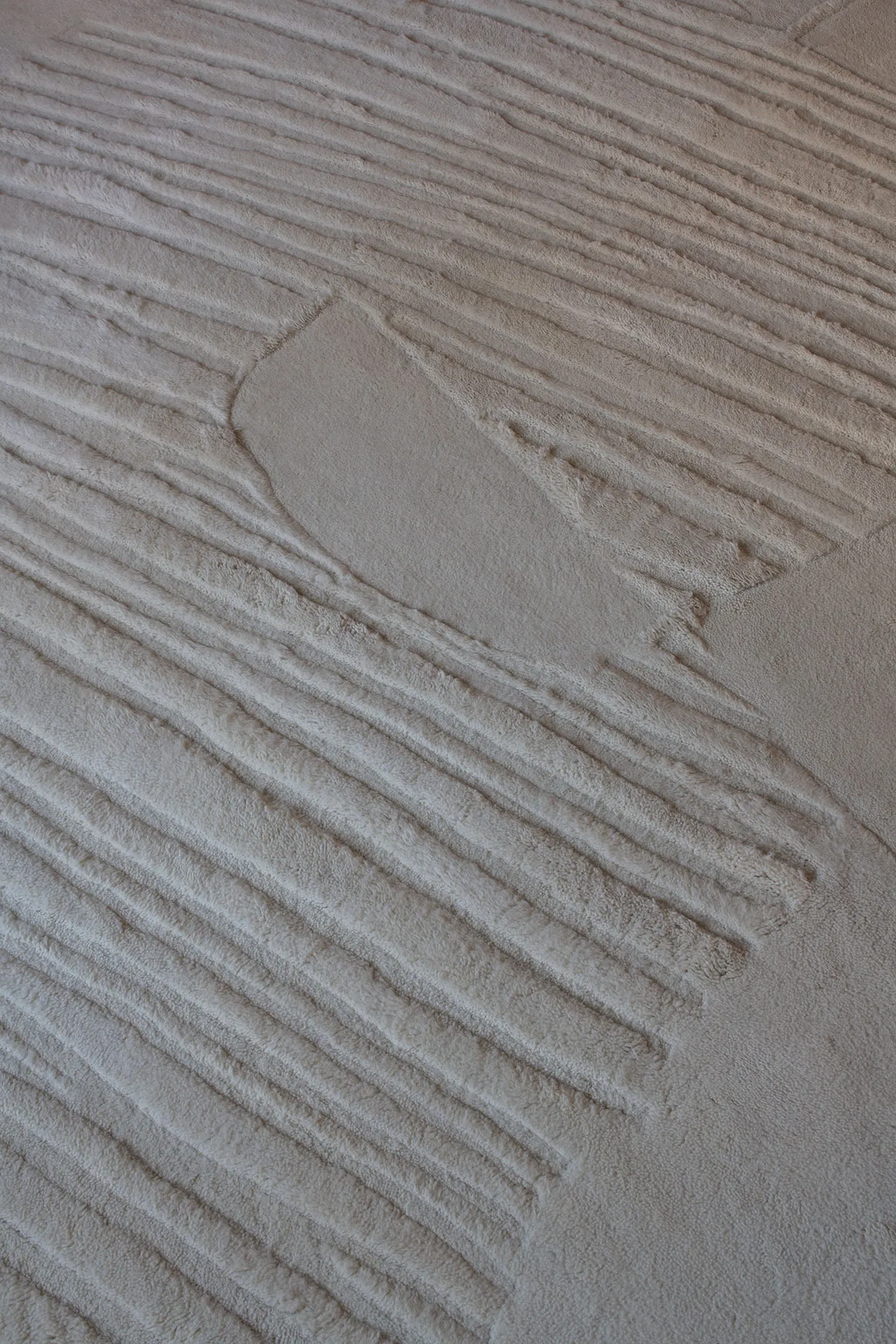 Artisan Guild uldtæppe, Bone white, 300x400 cm Layered