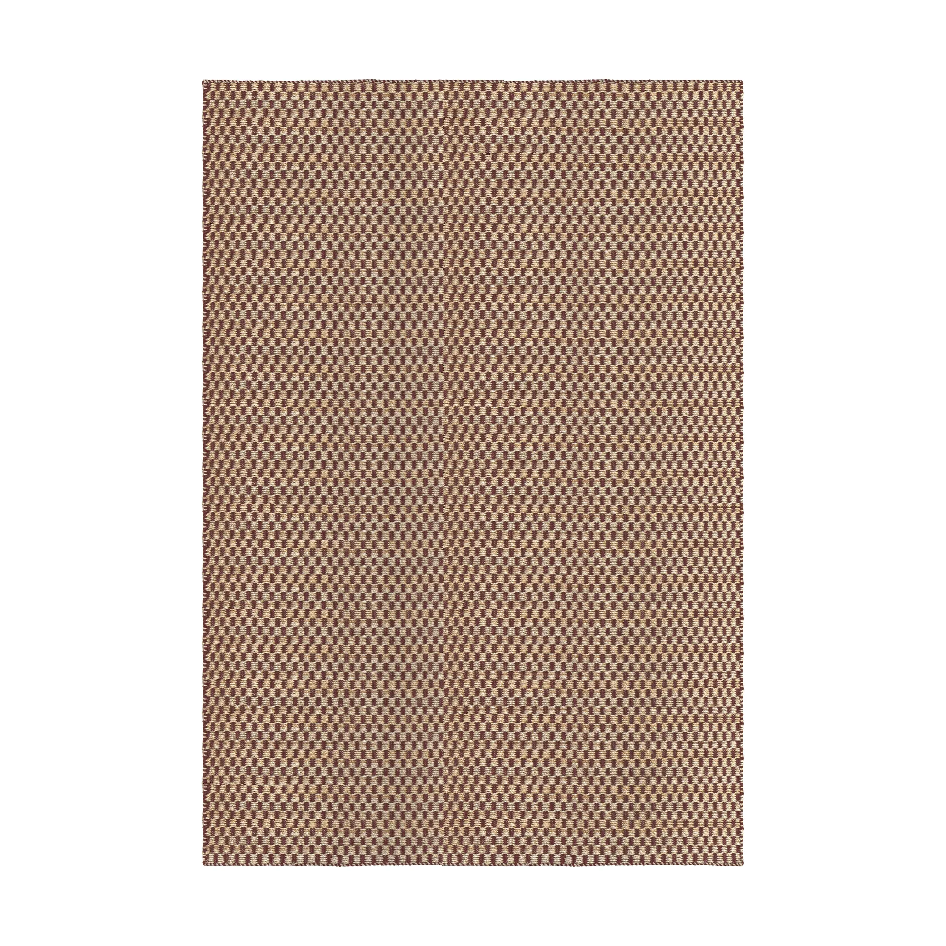 Barley jutemåtte, Burgundy, 250x350 cm Layered