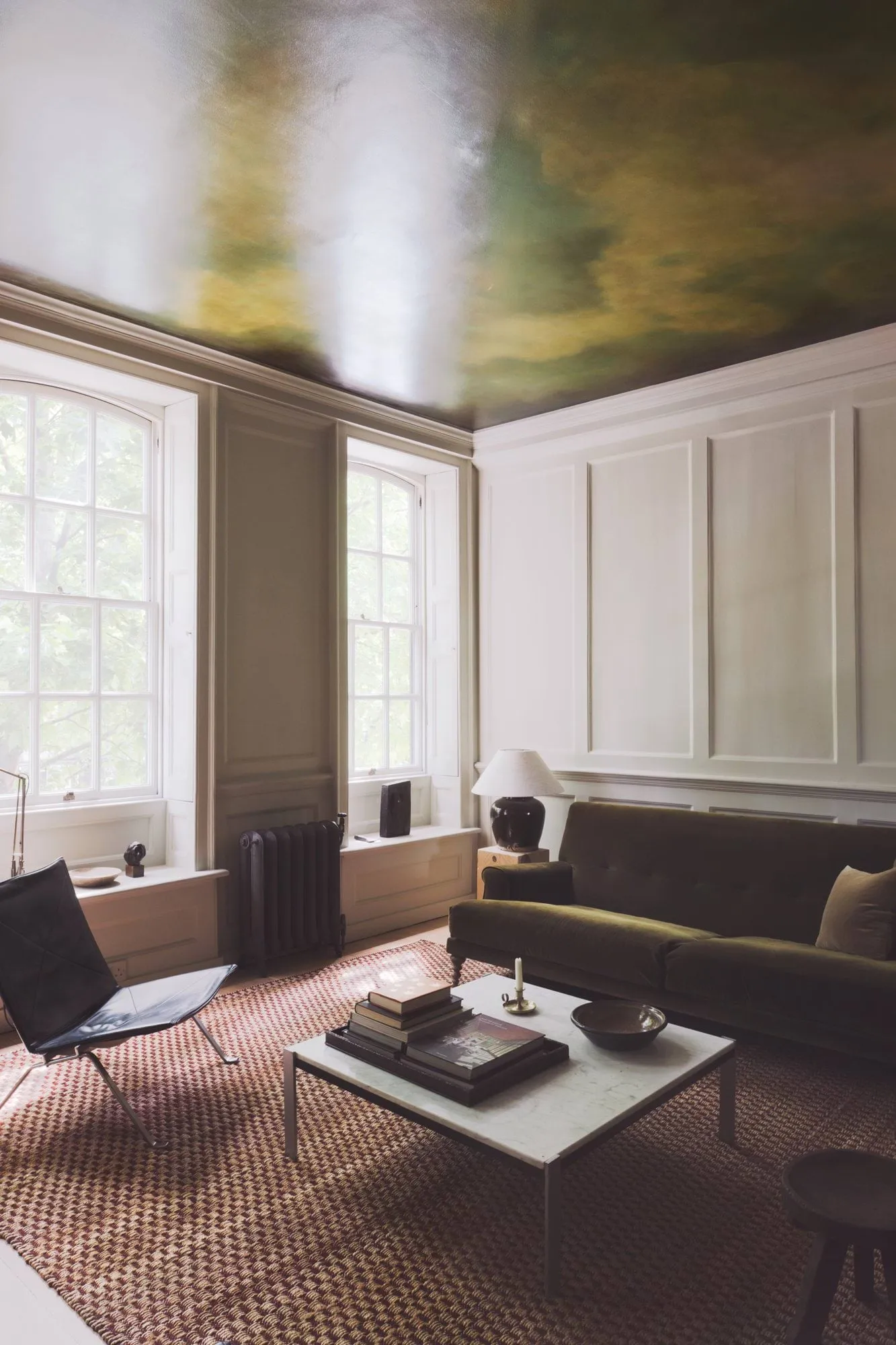 Barley jutemåtte, Burgundy, 300x400 cm Layered