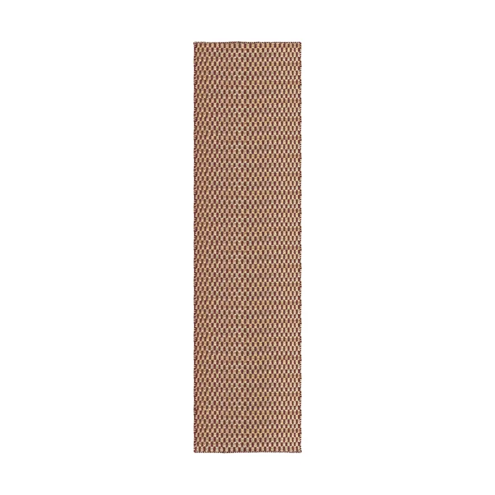 Barley jutemåtte - Burgundy, 75x240 cm - Layered