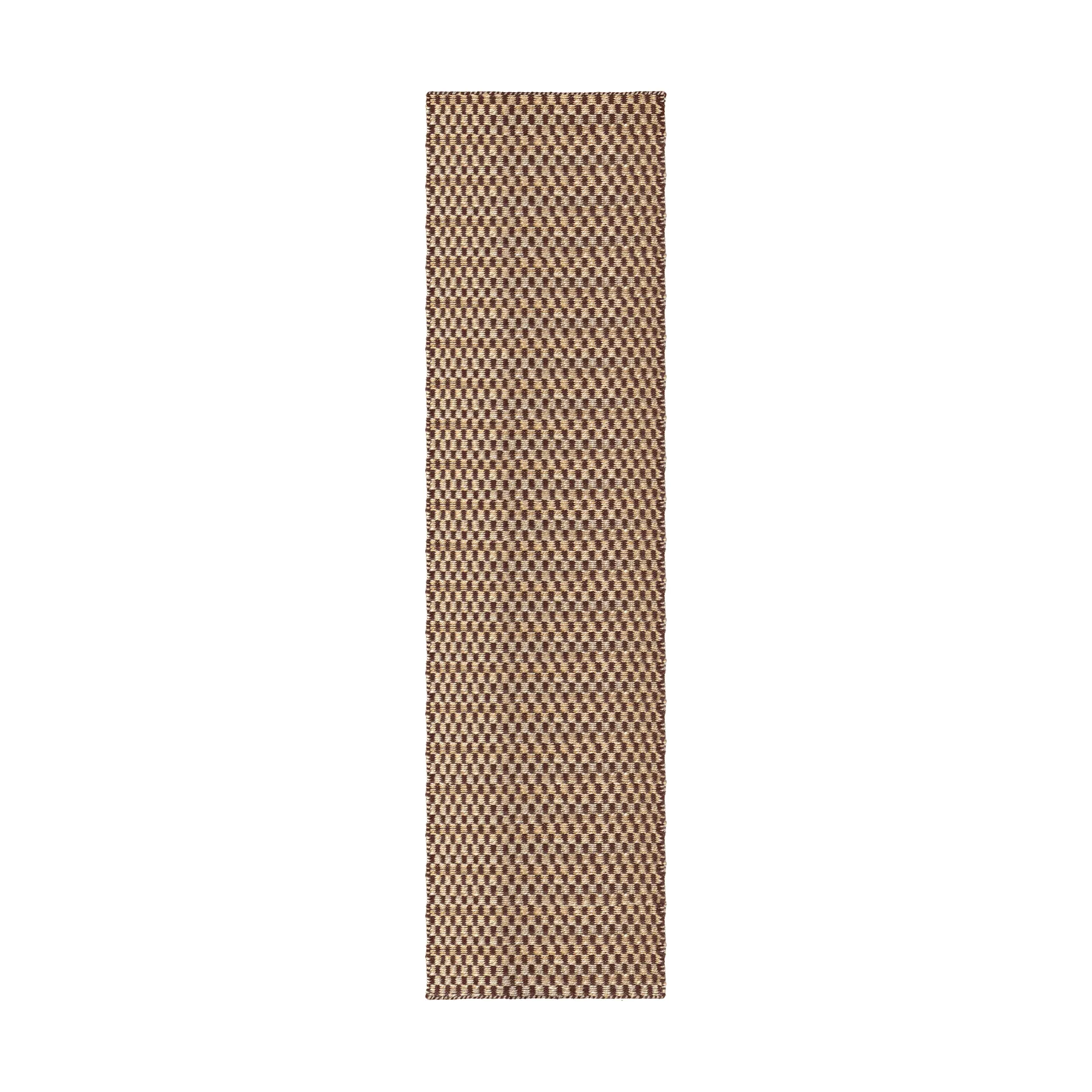Barley jutemåtte, Chestnut, 75x240 cm Layered