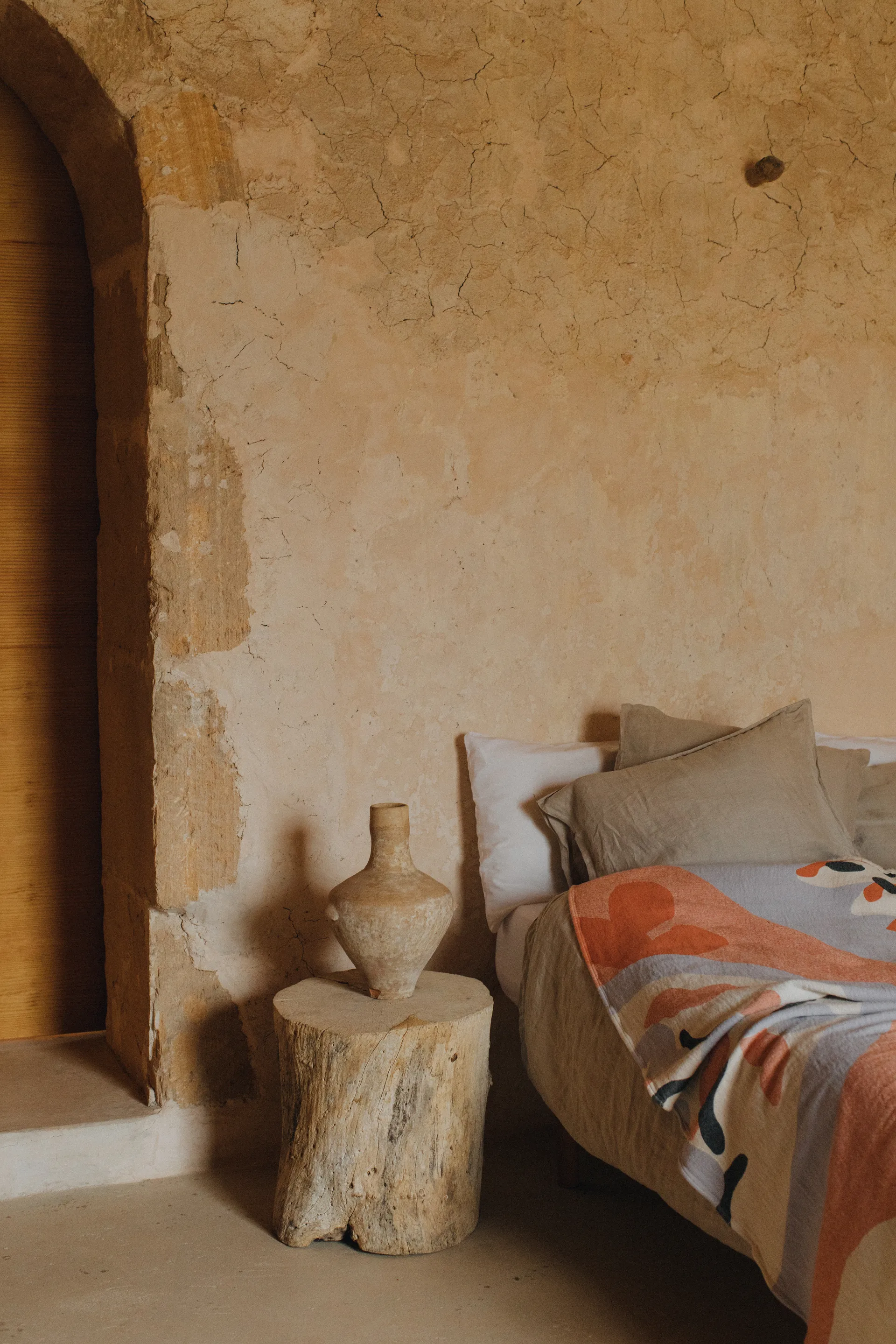 Boqueron bomuldstæppe 130x220 cm, Rød Layered