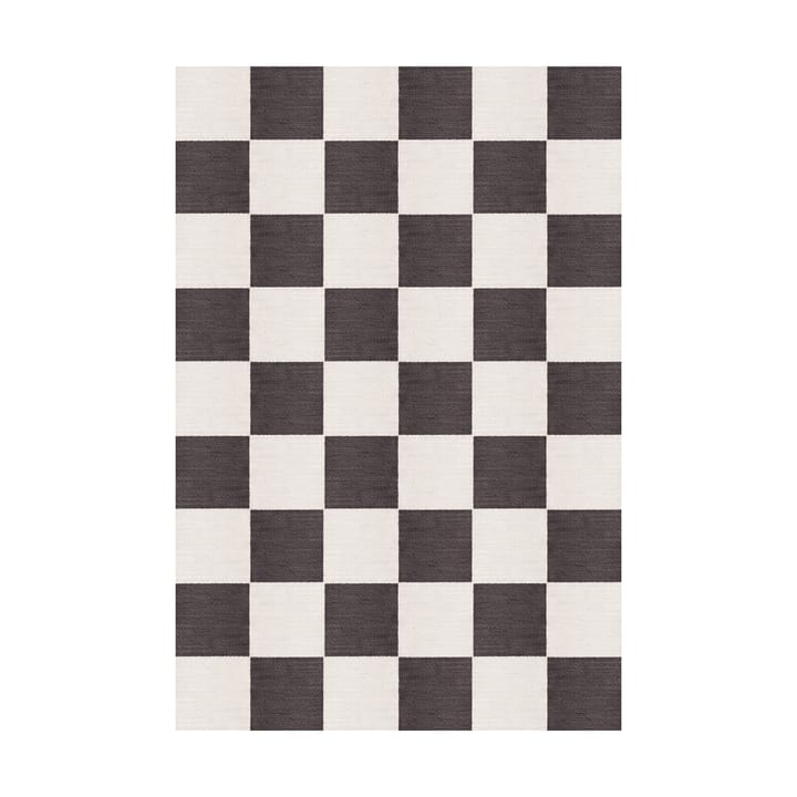 Chess uldtæppe - Black and white, 140x200 cm - Layered