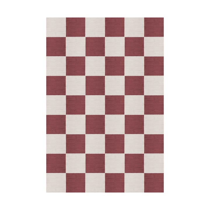 Chess uldtæppe - Burgundy, 140x200 cm - Layered