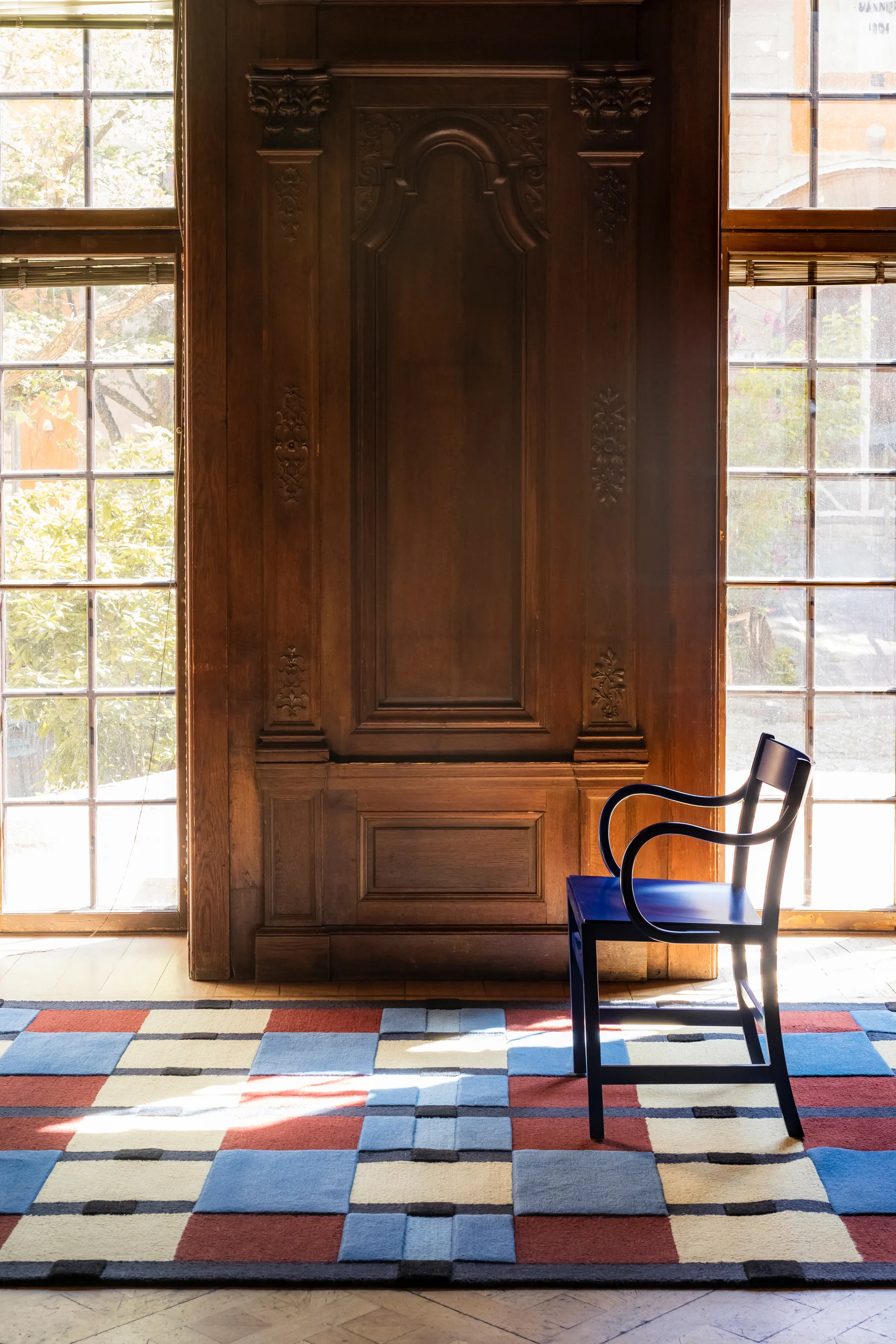 Evelina Kroon After Noon sky uldtæppe, 180x270 cm Layered