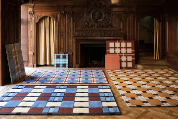 Evelina Kroon After Noon sky uldtæppe - 180x270 cm - Layered