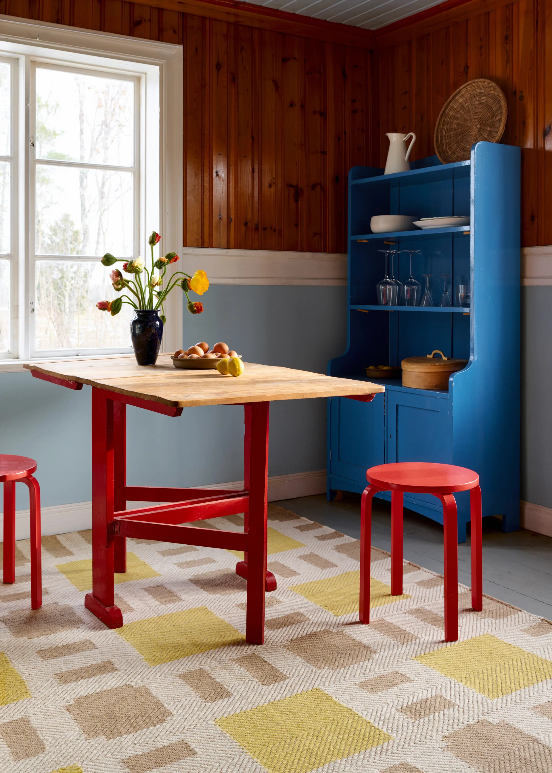 Evelina Kroon jutetæppe 200x300 cm, Sunny side up Layered