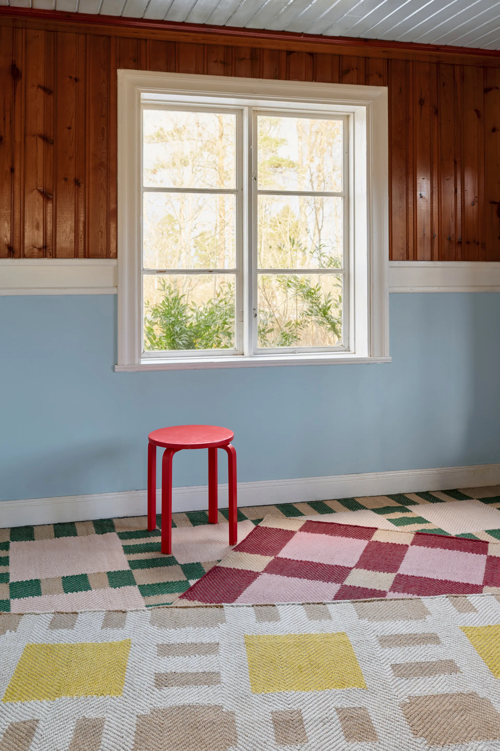 Evelina Kroon jutetæppe 250x350 cm, Korean chives Layered