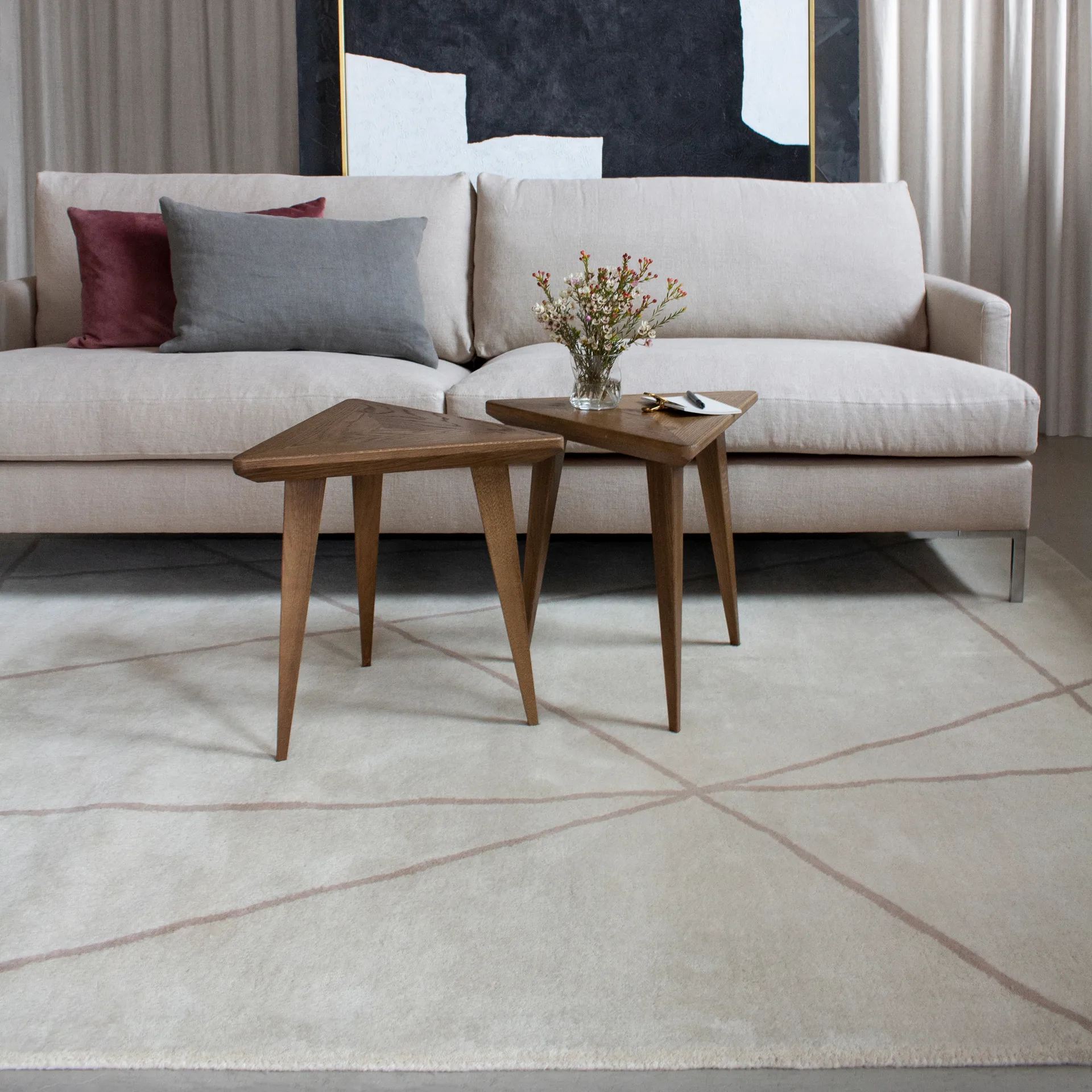 Frost uldtæppe, 250x350 cm Layered