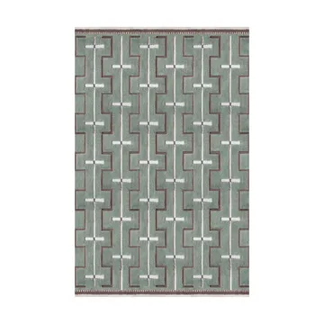 Johanna uldtæppe - Sage, 200x300 cm - Layered