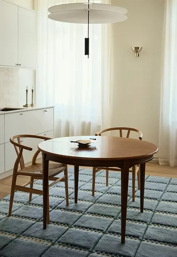 Lilly uldtæppe - Blue, 200x300 cm - Layered