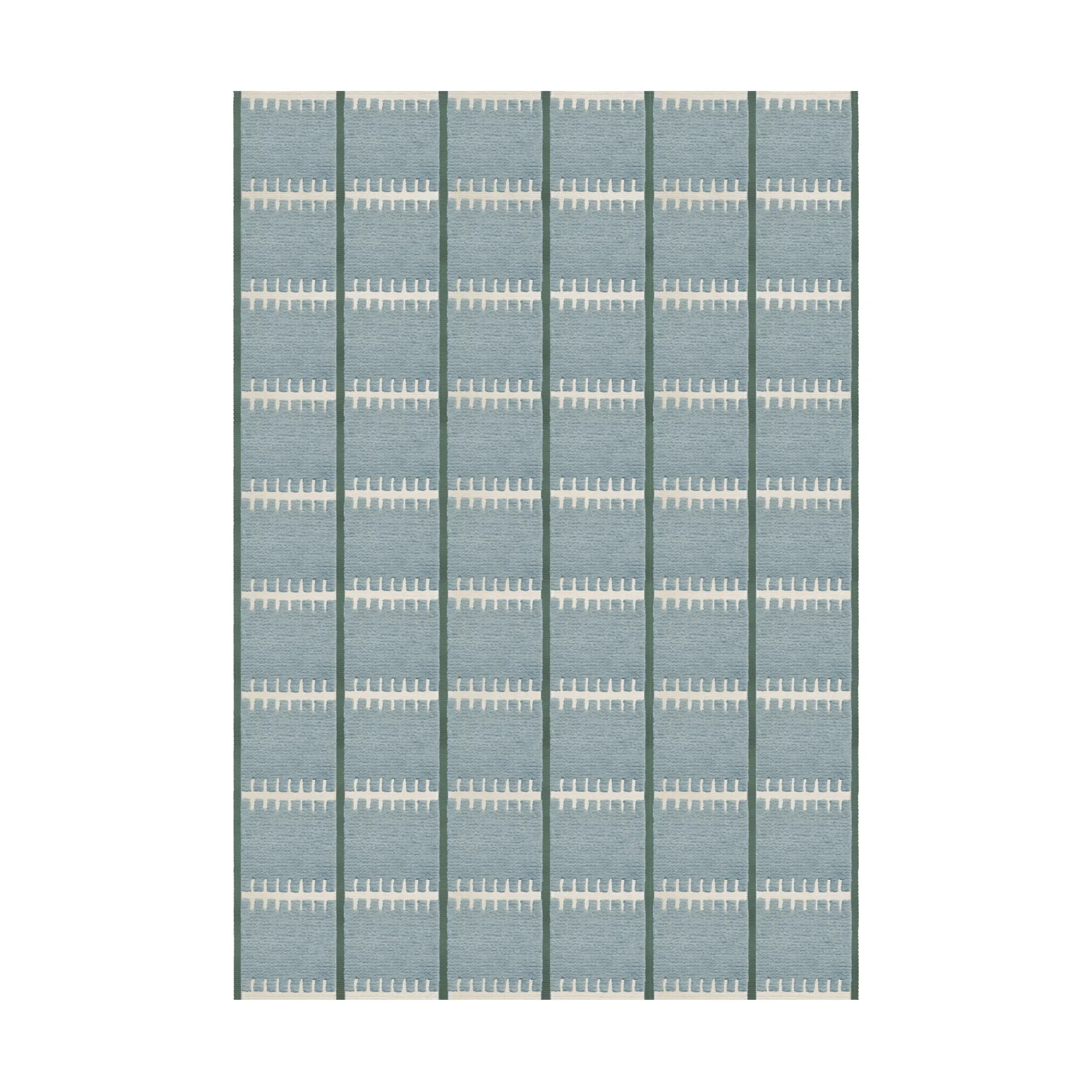 Lilly uldtæppe, Blue, 300x400 cm Layered