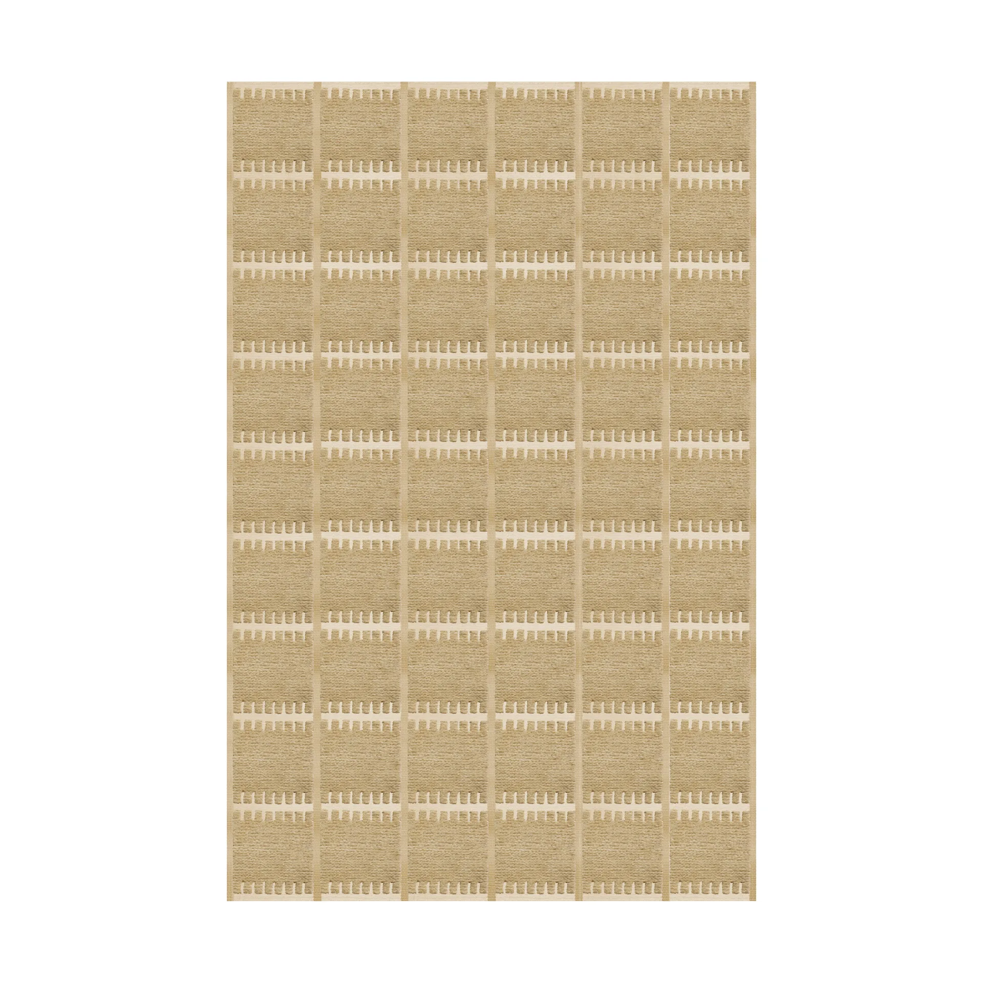 Lilly uldtæppe, Mustard, 200x300 cm Layered