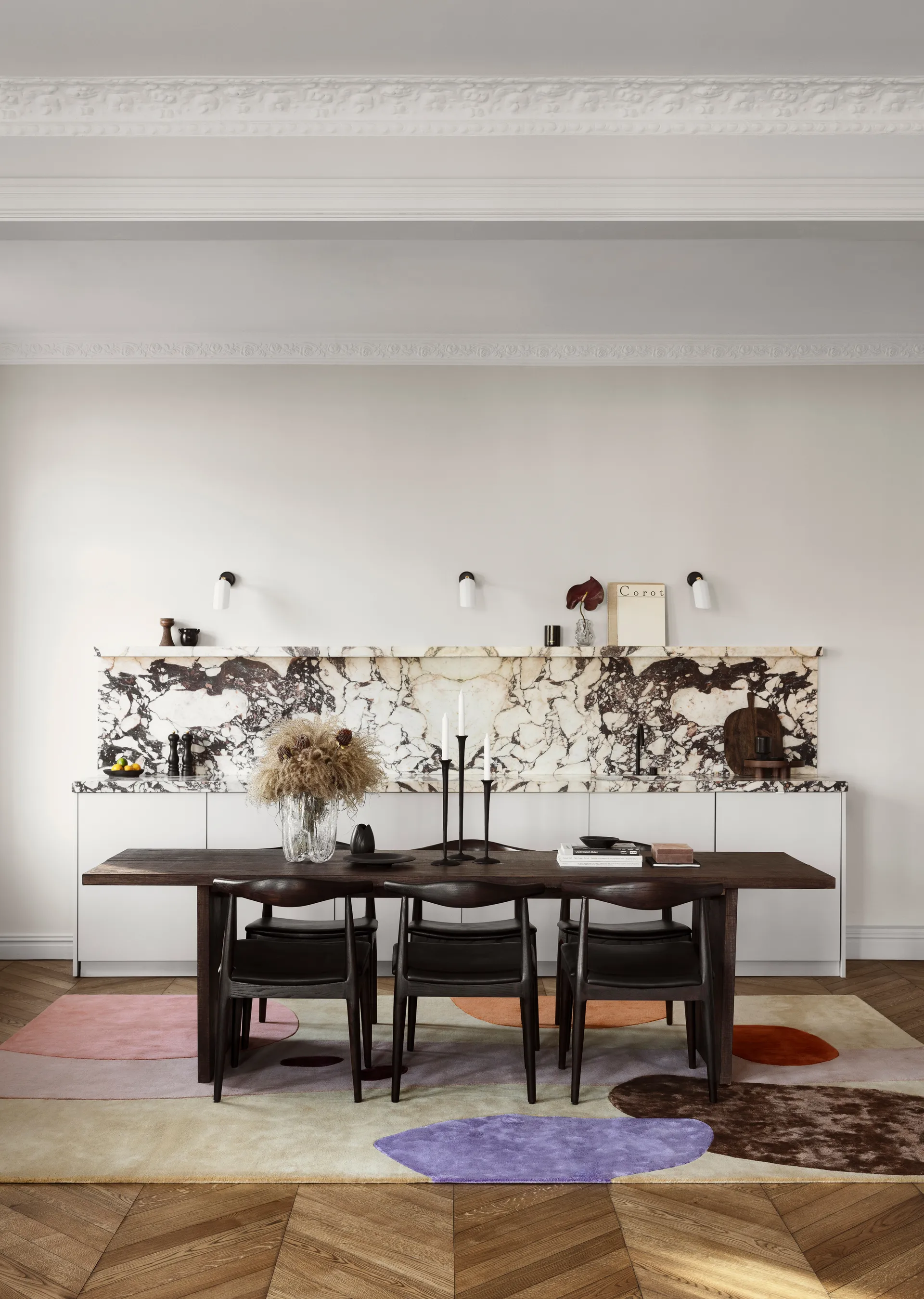 Magical garden uldtæppe, 250x350 cm Layered