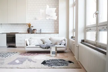 Picnic uldtæppe - Beige, 250x350 cm - Layered