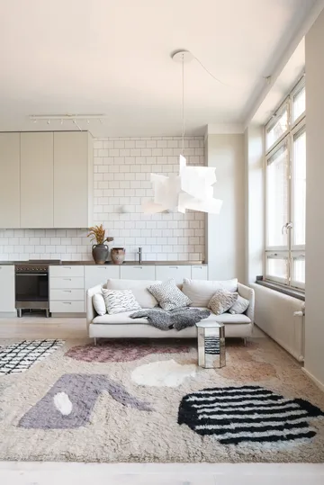 Picnic uldtæppe - Beige, 250x350 cm - Layered