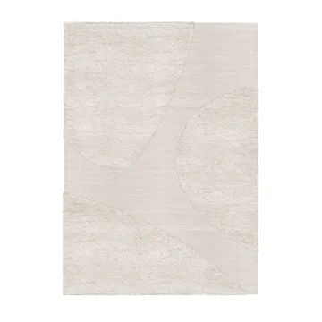 Punja plasma uldtæppe 250x350 cm - Offwhite - Layered